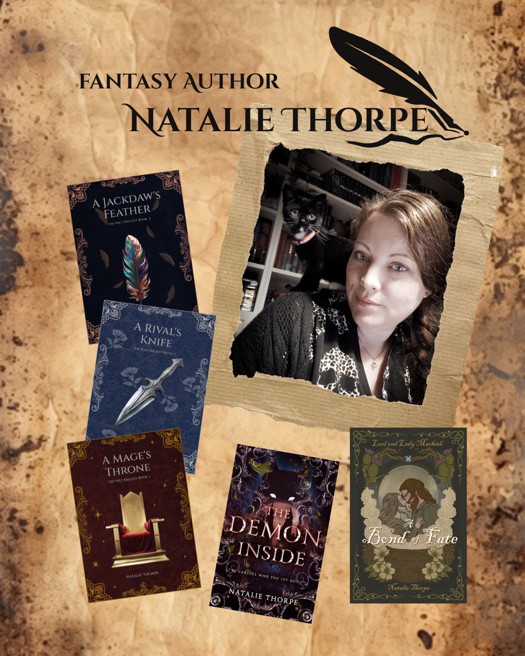 Natalie Thorpe- fantasy author